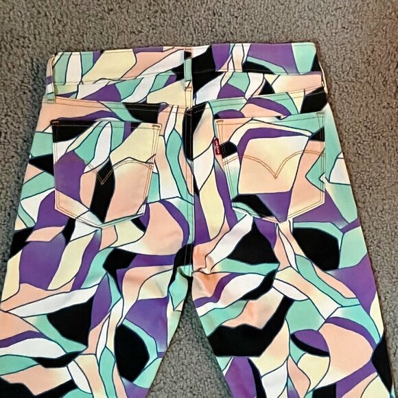 Rare Levi's OOOK  Sample Jeans  Never Mass Produced Modern Abstract Design - Picture 10 of 15